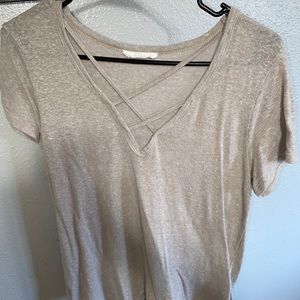 Lush cross crossed tshirt